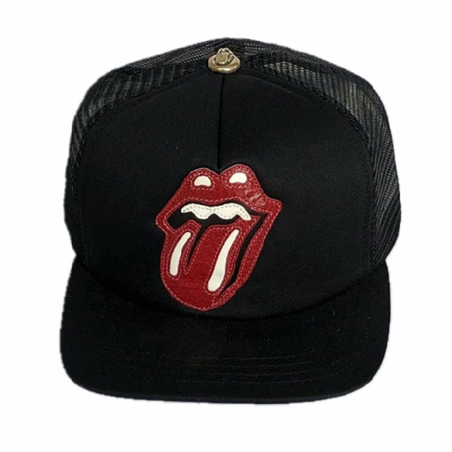 Chrome Hearts x Rolling Stones Leather Patch Trucker Hat